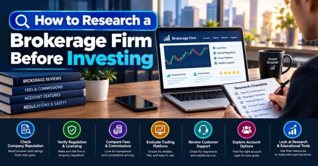 How to Research a Brokerage Firm Before Investing