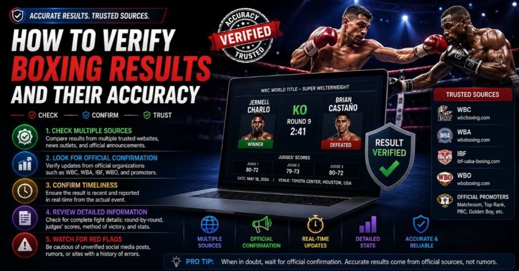 How to Verify Boxing Results and Their Accuracy