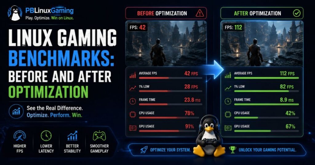 Tech Hacks PBLinuxGaming: A Complete Guide to Linux Gaming Optimization 2 Linux Gaming Benchmarks: Before and After Optimization