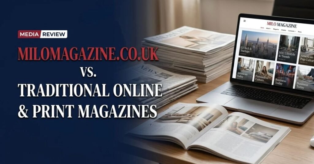MiloMagazine.co.uk USA: Website Overview, Content, and What Readers Should Know in 2026 3 MiloMagazine.co.uk vs. Traditional Online and Print Magazines