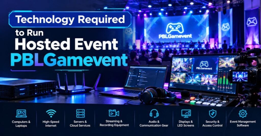 Hosted Event PBLGamevent: How Gaming Events Are Organized in 2026 2 Technology Required to Run Hosted Event PBLGamevent