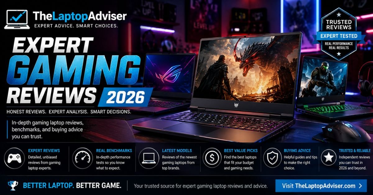 TheLaptopAdviser Expert Gaming Reviews 2026
