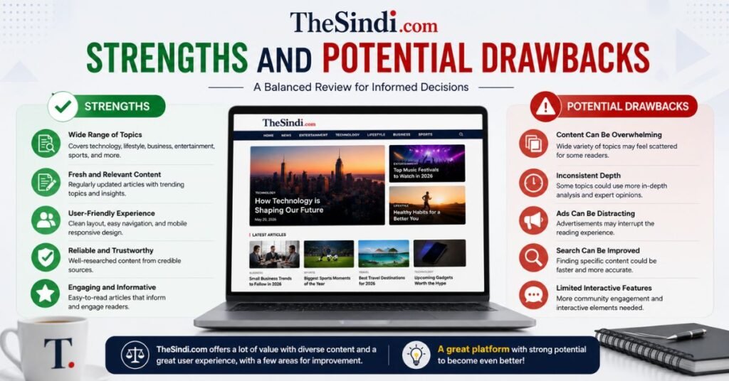TheSindi.com Strengths and Potential Drawbacks