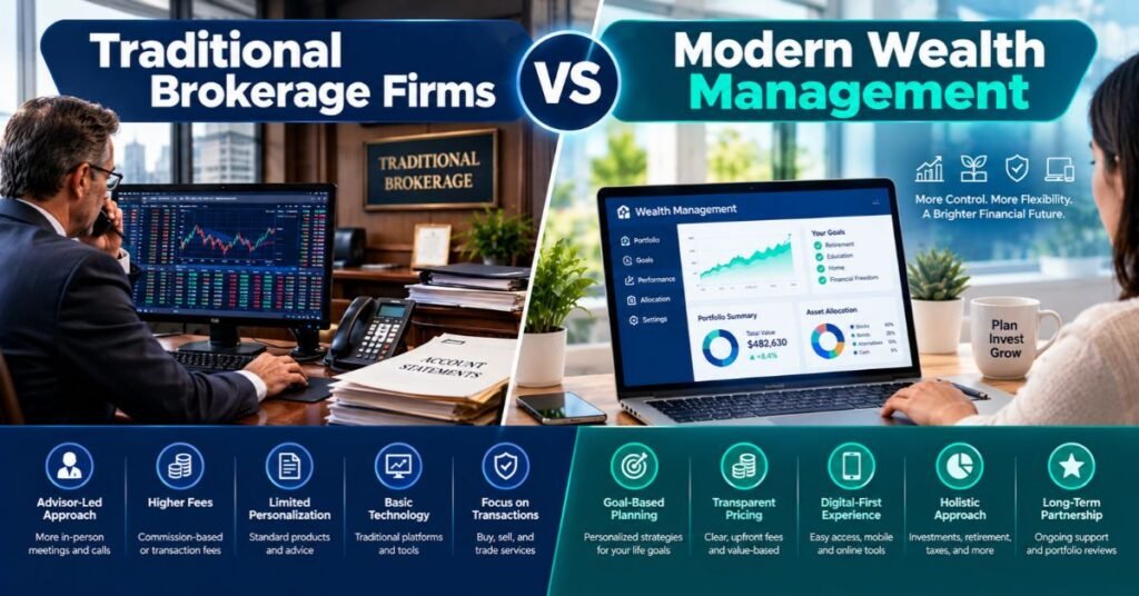 Traditional Brokerage Firms vs. Modern Wealth Management
