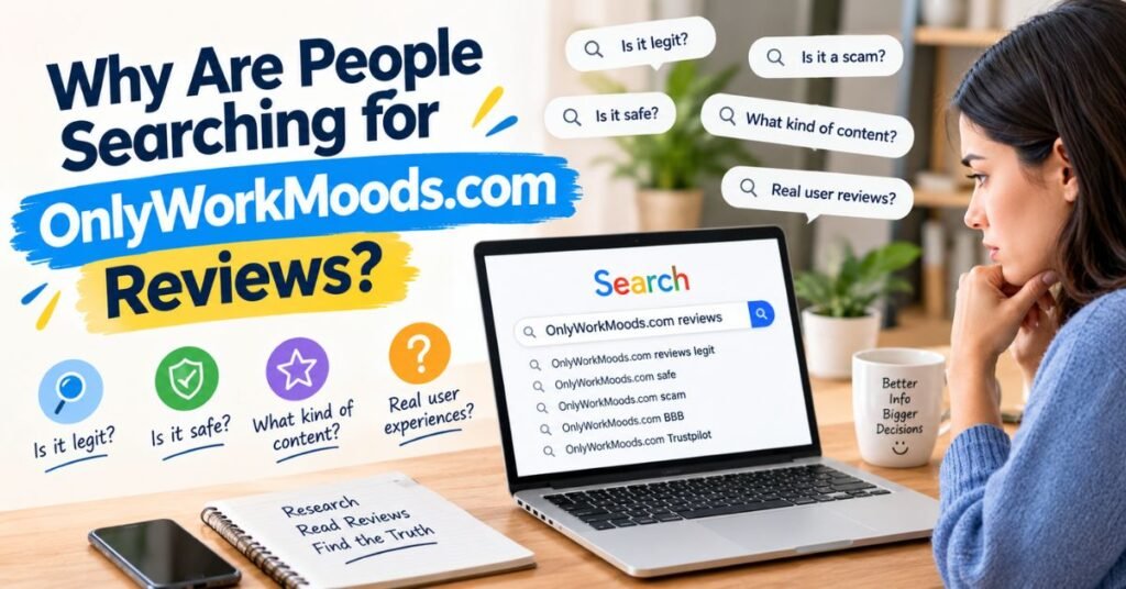 OnlyWorkMoods.com Review 2026: Is It Legit, Safe, or a Scam? 2 Why Are People Searching for OnlyWorkMoods.com Reviews?